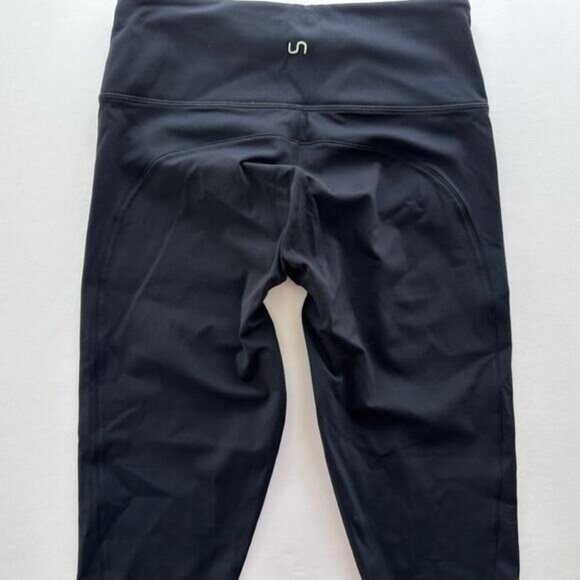 Urban Savage Ruffle Legging Black Size Small Gym Workout Pickleball Walking - Picture 8 of 10